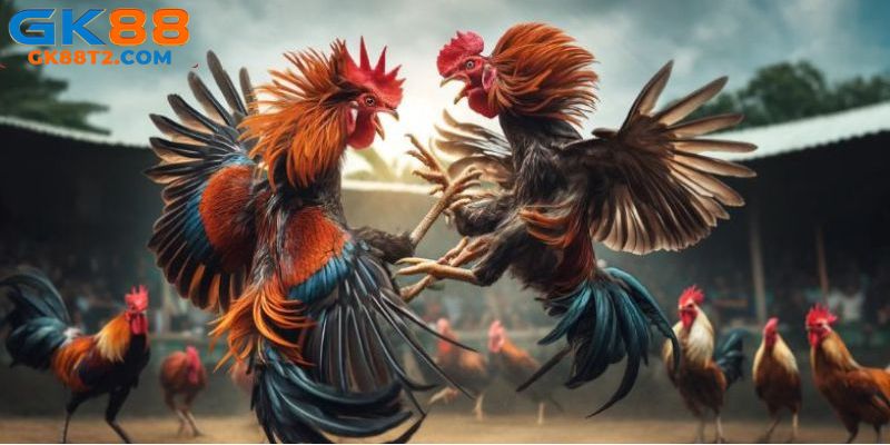 Ván chơi đá gà diễn ra đơn giản theo quy định